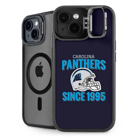 NFL Carolina Panthers Helmet iPhone 15 Kickstand Case