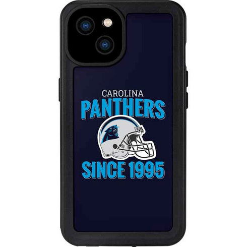 NFL Carolina Panthers Helmet iPhone 15 Plus Waterproof Case