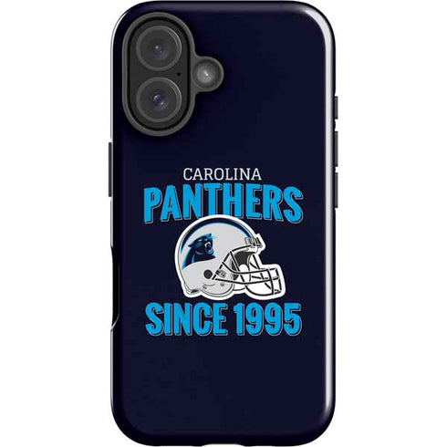 NFL Carolina Panthers Helmet iPhone 16 Impact Case