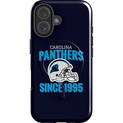 NFL Carolina Panthers Helmet iPhone 16 Magsafe Impact Case