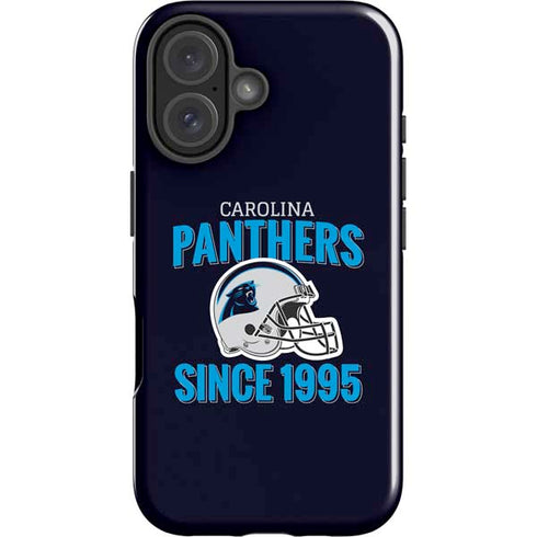 NFL Carolina Panthers Helmet iPhone 16 Plus Impact Case