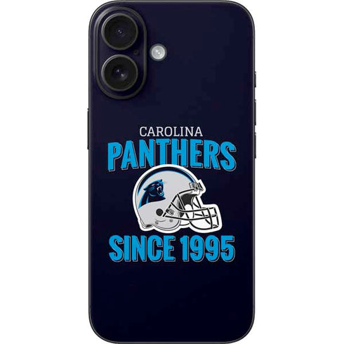 NFL Carolina Panthers Helmet iPhone 16 Skin