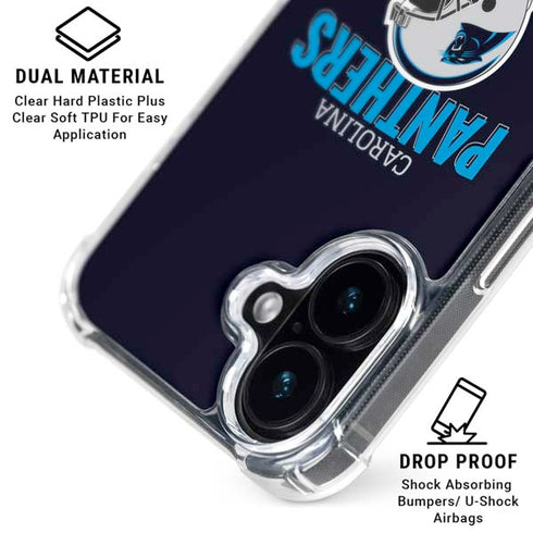 NFL Carolina Panthers Helmet iPhone 17 MagSafe Case