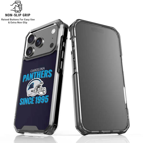 NFL Carolina Panthers Helmet iPhone 18 Pro Clear Case