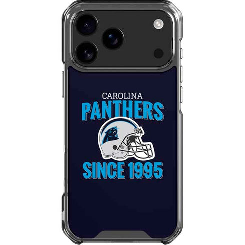 NFL Carolina Panthers Helmet iPhone 18 Pro Max Clear Case