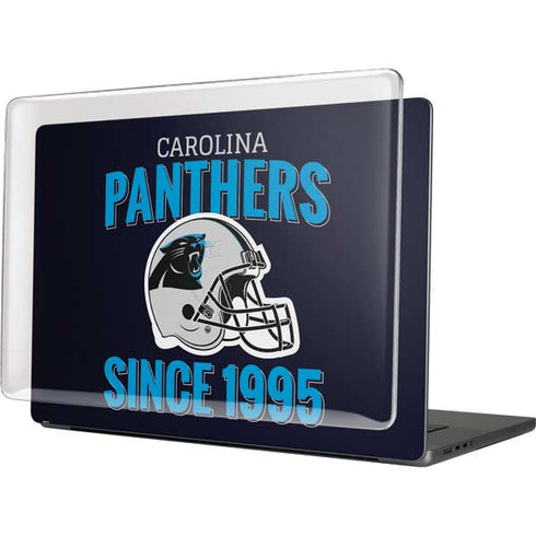 NFL Carolina Panthers Helmet MacBook Cases