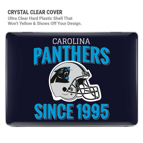 NFL Carolina Panthers Helmet MacBook Cases