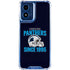 NFL Carolina Panthers Helmet Moto G 5G (2024) Clear Case