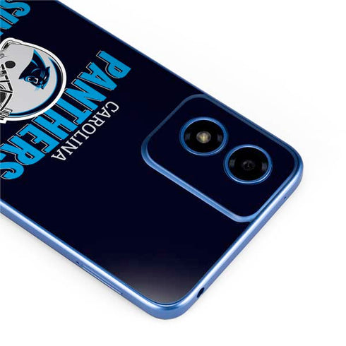 NFL Carolina Panthers Helmet Moto G Play 4G (2024) Skin