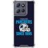 NFL Carolina Panthers Helmet Moto G Play 5G (2025) Clear Case