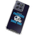 NFL Carolina Panthers Helmet Moto G Play 5G (2025) Clear Case