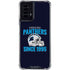 NFL Carolina Panthers Helmet Moto G Power 5G (2024) Clear Case
