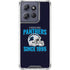NFL Carolina Panthers Helmet Moto G Stylus 5G (2025) Clear Case