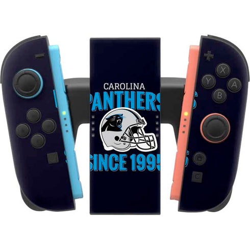 NFL Carolina Panthers Helmet Nintendo Switch 2 (2025) Joy-Con Controller Skin