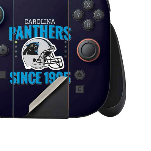 NFL Carolina Panthers Helmet Nintendo Switch 2 (2025) Joy-Con Controller Skin