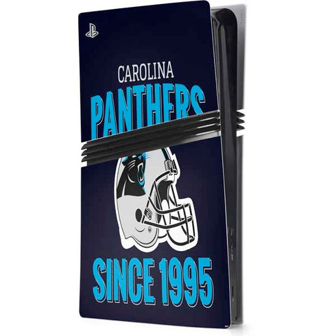 NFL Carolina Panthers Helmet PS5 Pro Console Skin