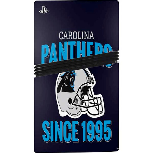 NFL Carolina Panthers Helmet PS5 Pro Console Skin