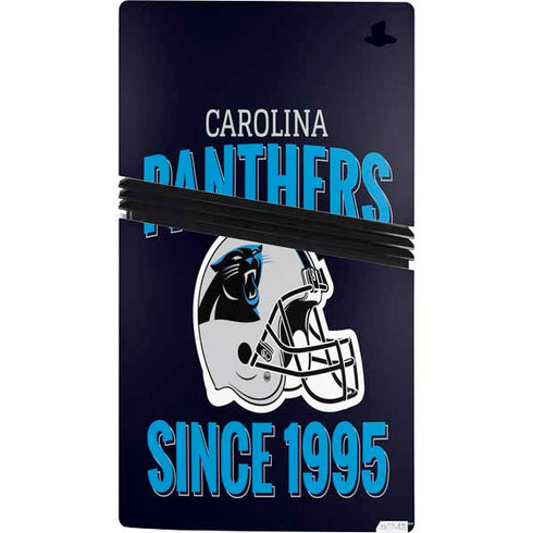 NFL Carolina Panthers Helmet PS5 Pro Console Skin