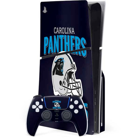NFL Carolina Panthers Helmet PlayStation PS5 Skins