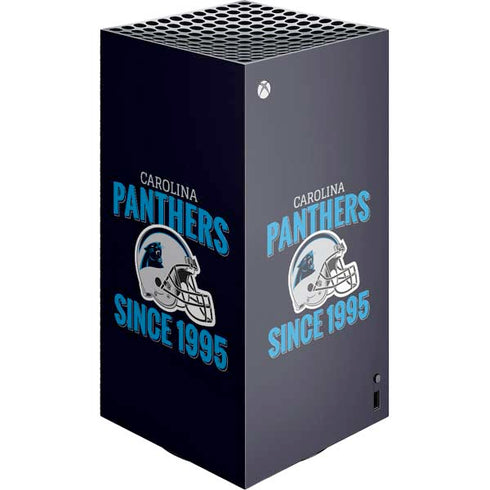 NFL Carolina Panthers Helmet XBox Series X Digital Edition Console Skin