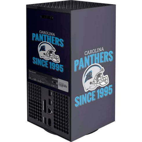 NFL Carolina Panthers Helmet XBox Series X Digital Edition Console Skin