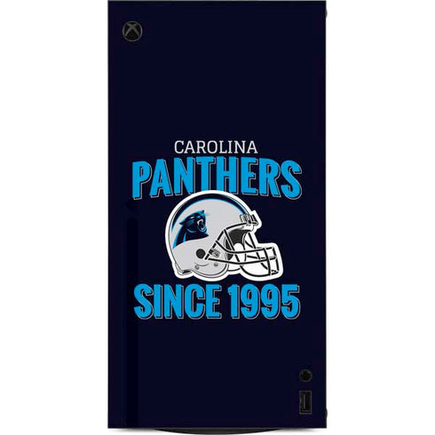 NFL Carolina Panthers Helmet XBox Series X Digital Edition Console Skin