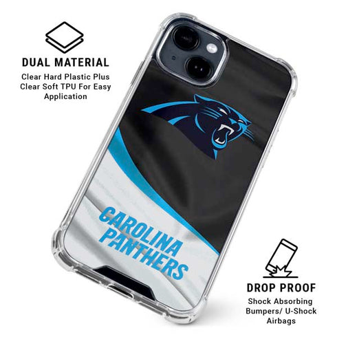 NFL Carolina Panthers iPhone 15 Clear Case