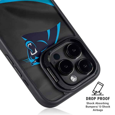 NFL Carolina Panthers iPhone 15 Pro Max Kickstand Case