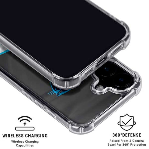 NFL Carolina Panthers iPhone 16 Clear Case