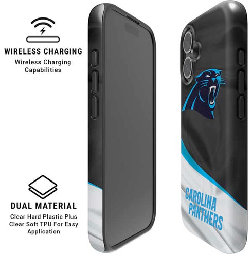 NFL Carolina Panthers iPhone 16 Magsafe Impact Case