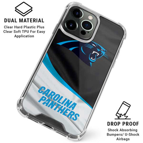 NFL Carolina Panthers iPhone 16 Pro Max Clear Case