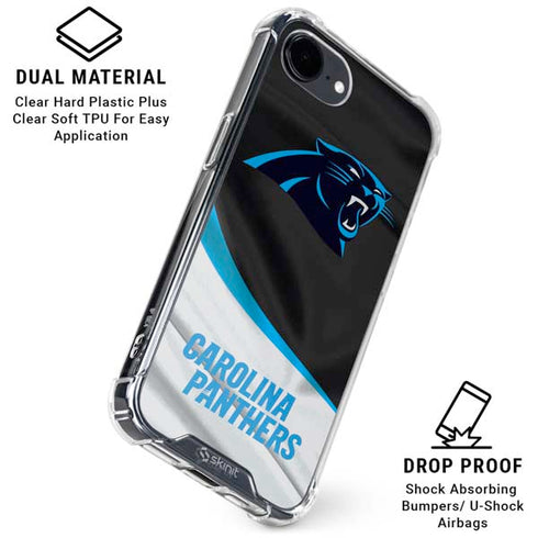 NFL Carolina Panthers iPhone 16e Clear Case