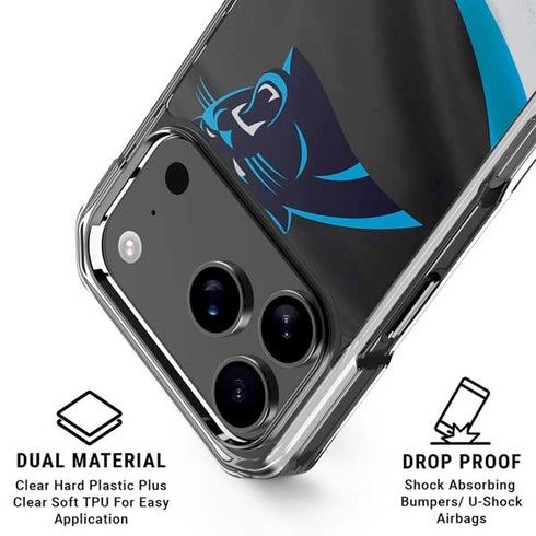 NFL Carolina Panthers iPhone 18 Pro Clear Case