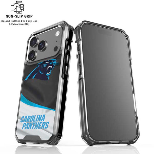 NFL Carolina Panthers iPhone 18 Pro Clear Case