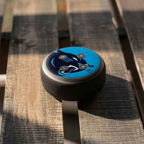 NFL Carolina Panthers Large Logo Amazon Echo Dot Skin
