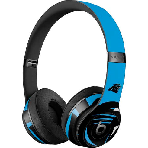 NFL Carolina Panthers Large Logo Beats Solo 3 Wireless Skin
