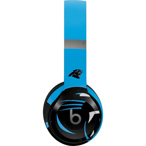 NFL Carolina Panthers Large Logo Beats Solo 4 Wireless Headphones Skin