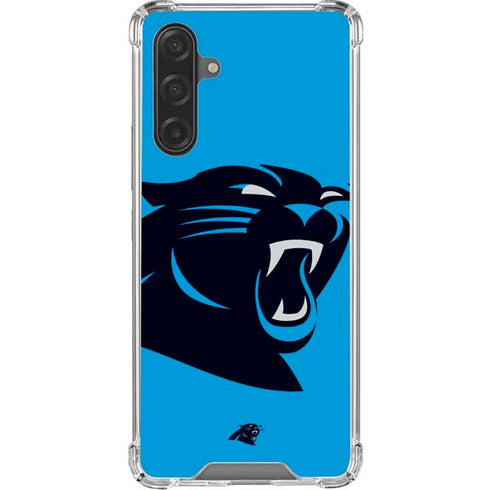 NFL Carolina Panthers Large Logo Galaxy A17 Clear Case