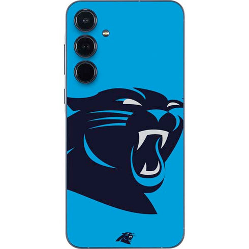 NFL Carolina Panthers Large Logo Galaxy A35 5G Skin