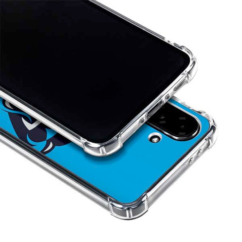 NFL Carolina Panthers Large Logo Galaxy A36 5G Clear Case