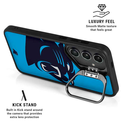 NFL Carolina Panthers Large Logo Galaxy S25 Kickstand Case