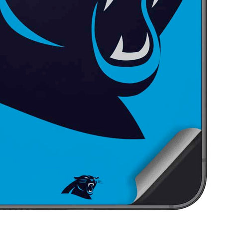 NFL Carolina Panthers Large Logo Galaxy S25 Plus Skin