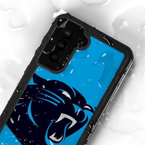 NFL Carolina Panthers Large Logo Galaxy S24 Plus Waterproof Case