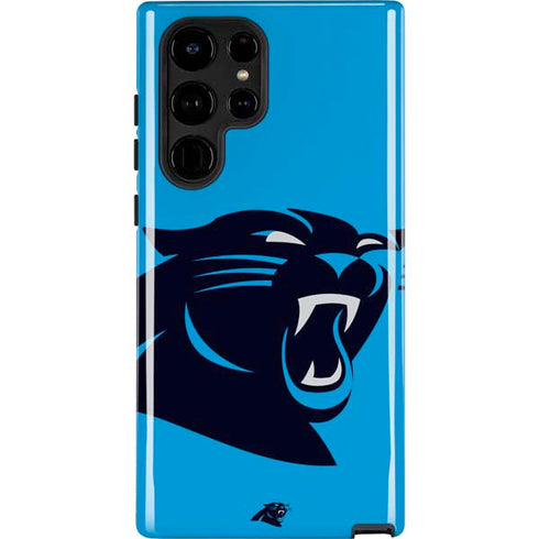 NFL Carolina Panthers Large Logo Galaxy S25 Ultra Impact Case