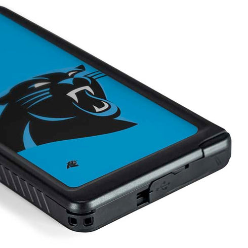 NFL Carolina Panthers Large Logo Galaxy S24 Ultra Waterproof Case