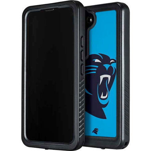 NFL Carolina Panthers Large Logo Galaxy S24 Waterproof Case