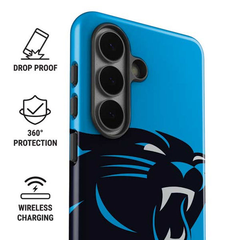 NFL Carolina Panthers Large Logo Galaxy S26 Plus Impact Case