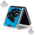 NFL Carolina Panthers Large Logo Galaxy Z Flip6 Clear Case