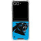 NFL Carolina Panthers Large Logo Galaxy Z Flip7 Clear Case