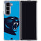 NFL Carolina Panthers Large Logo Galaxy Z Fold5 5G Clear Case